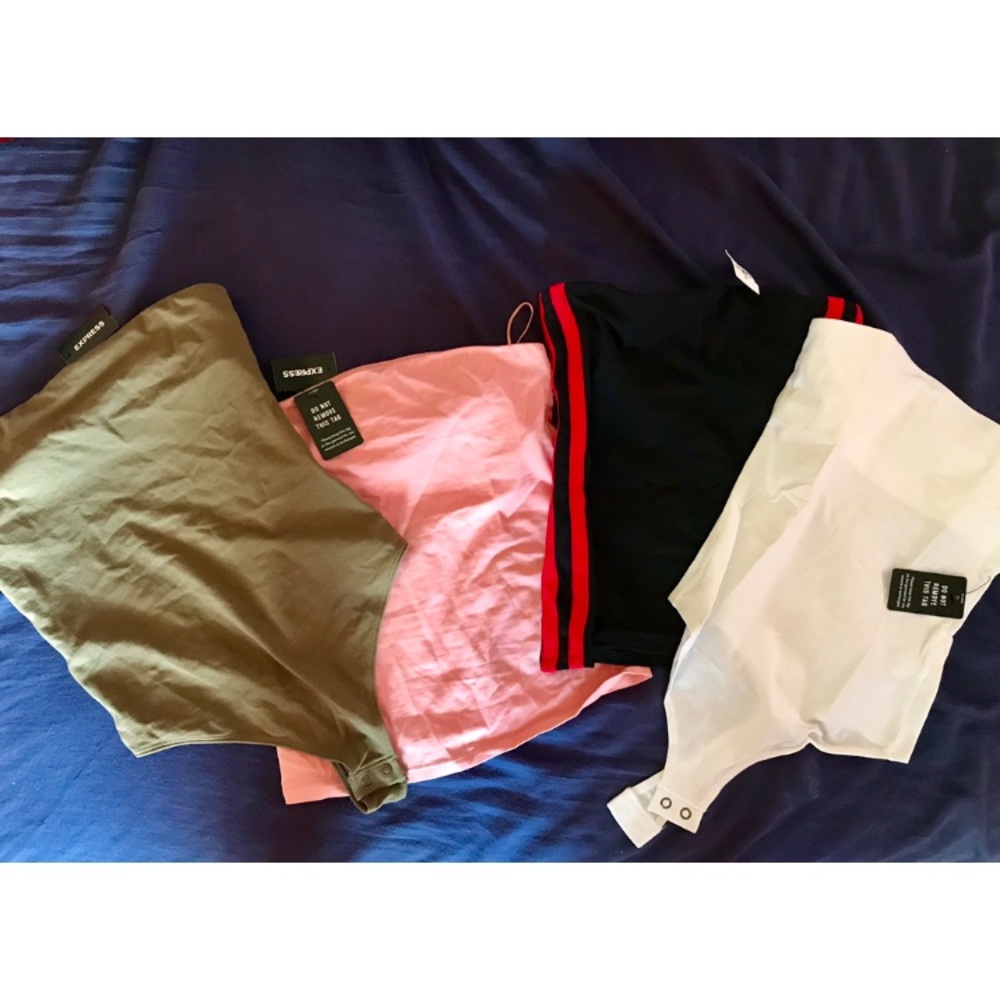 NWT! EXPRESS Bundle! 2 bodysuits 2 tube tops!
